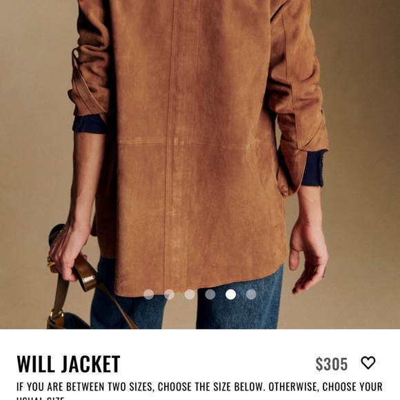 Sézane Will jacket in Suede - Picture 2 of 5